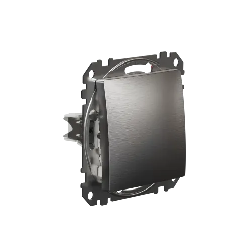Одноклавишный выключатель, матовый алюминий, Sedna Design Schneider Electric SDD170101U