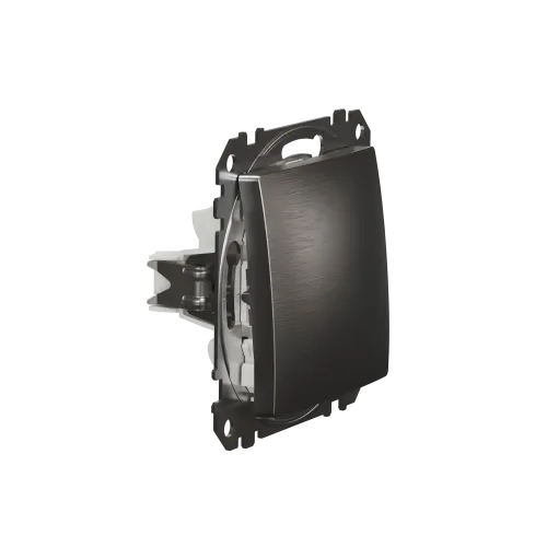 Одноклавишный выключатель, матовый алюминий, Sedna Design Schneider Electric SDD170101U
