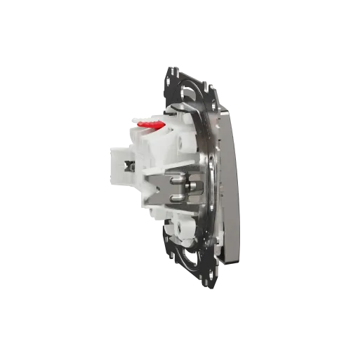 Одноклавишный выключатель, матовый алюминий, Sedna Design Schneider Electric SDD170101U