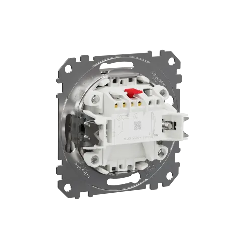 Одноклавишный выключатель, матовый алюминий, Sedna Design Schneider Electric SDD170101U