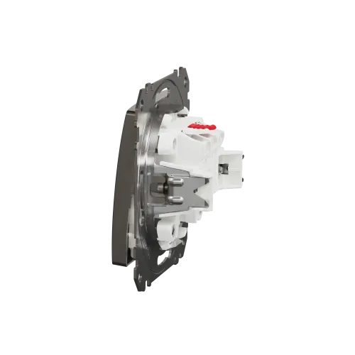 Одноклавишный выключатель, матовый алюминий, Sedna Design Schneider Electric SDD170101U