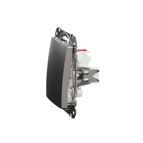Одноклавишный выключатель, матовый алюминий, Sedna Design Schneider Electric SDD170101U