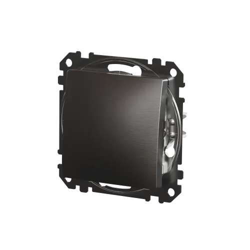 Одноклавишный выключатель, матовый алюминий, Sedna Design Schneider Electric SDD170101U