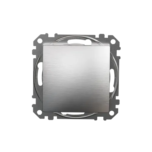 Одноклавишный выключатель, матовый алюминий, Sedna Design Schneider Electric SDD170101U