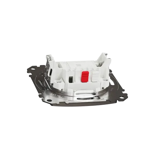 Одноклавишный выключатель, матовый алюминий, Sedna Design Schneider Electric SDD170101U
