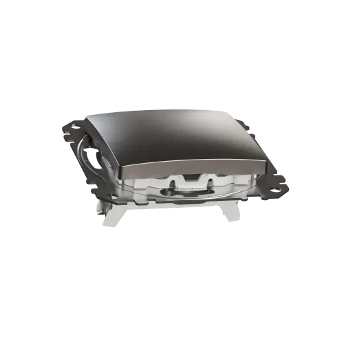 Одноклавишный выключатель, матовый алюминий, Sedna Design Schneider Electric SDD170101U