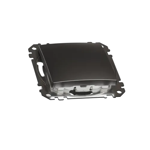 Одноклавишный выключатель, матовый алюминий, Sedna Design Schneider Electric SDD170101U