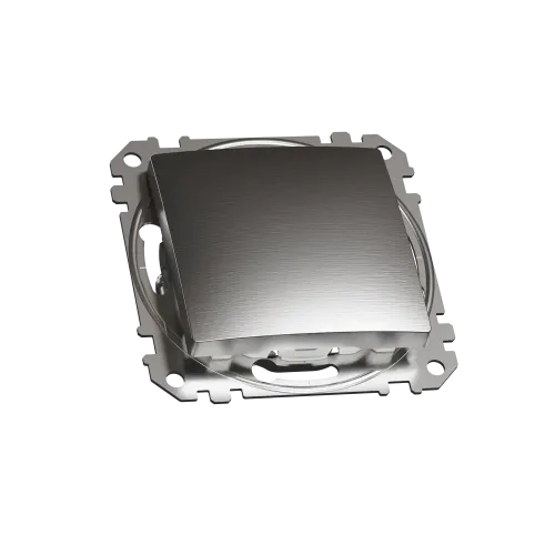 Одноклавишный выключатель, матовый алюминий, Sedna Design Schneider Electric SDD170101U
