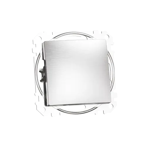 Одноклавишный выключатель, матовый алюминий, Sedna Design Schneider Electric SDD170101U