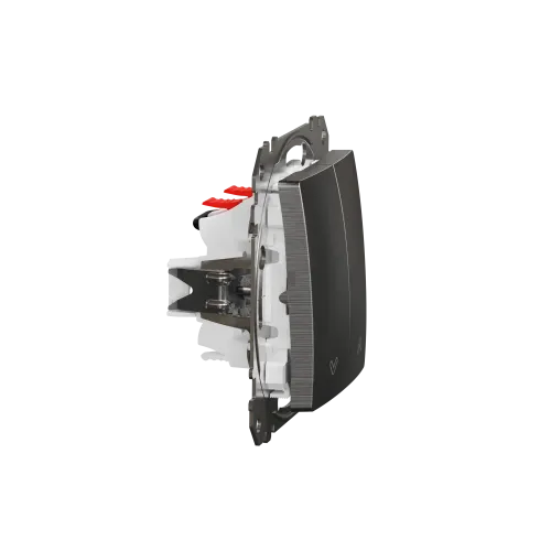 Выключатель для жалюзи, матовый алюминий, Sedna Design SDD170104