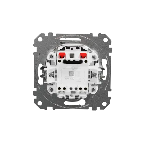 Выключатель для жалюзи, матовый алюминий, Sedna Design SDD170104