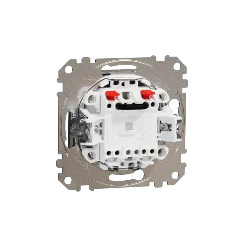 Выключатель для жалюзи, матовый алюминий, Sedna Design SDD170104