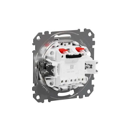 Выключатель для жалюзи, матовый алюминий, Sedna Design SDD170104