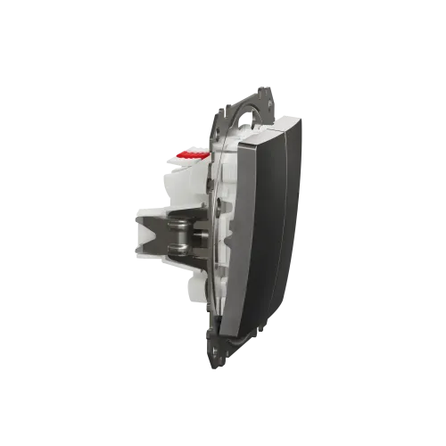Двухклавишный выключатель, матовый алюминий, Sedna Design Schneider Electric SDD170105U