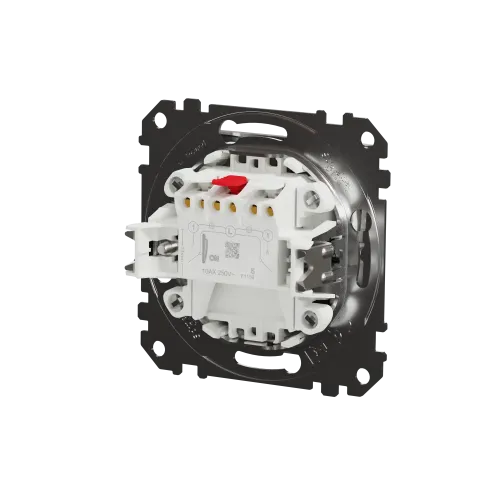 Двухклавишный выключатель, матовый алюминий, Sedna Design Schneider Electric SDD170105U