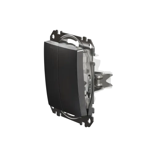 Двухклавишный выключатель, матовый алюминий, Sedna Design Schneider Electric SDD170105U