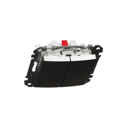 Двухклавишный выключатель, матовый алюминий, Sedna Design Schneider Electric SDD170105U