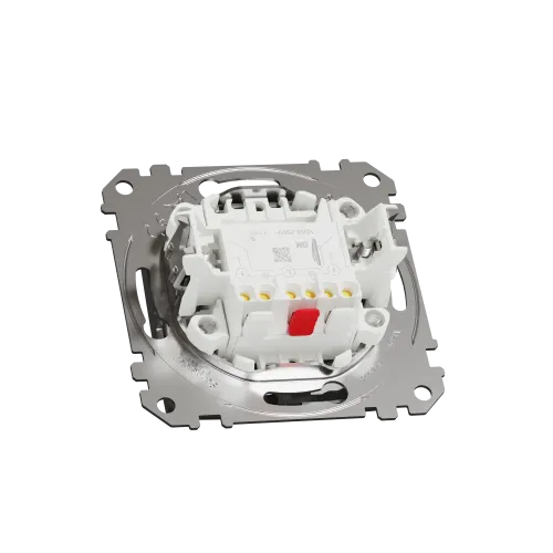 Двухклавишный выключатель, матовый алюминий, Sedna Design Schneider Electric SDD170105U