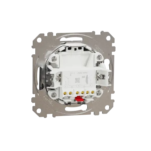 Двухклавишный выключатель, матовый алюминий, Sedna Design Schneider Electric SDD170105U