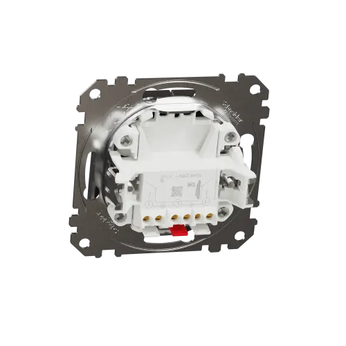Двухклавишный выключатель, матовый алюминий, Sedna Design Schneider Electric SDD170105U