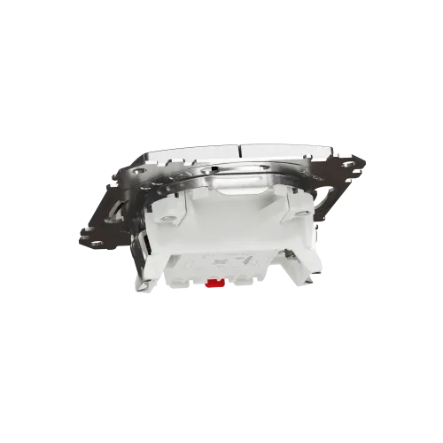 Двухклавишный выключатель, матовый алюминий, Sedna Design Schneider Electric SDD170105U