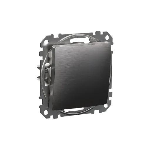 Проходной выключатель, матовый алюминий, Sedna Design Schneider Electric SDD170106U