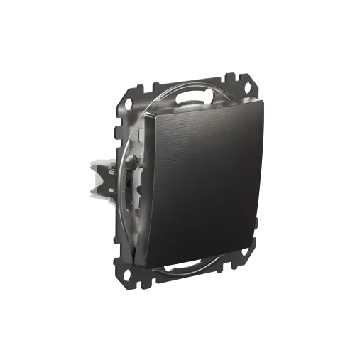 Проходной выключатель, матовый алюминий, Sedna Design Schneider Electric SDD170106U