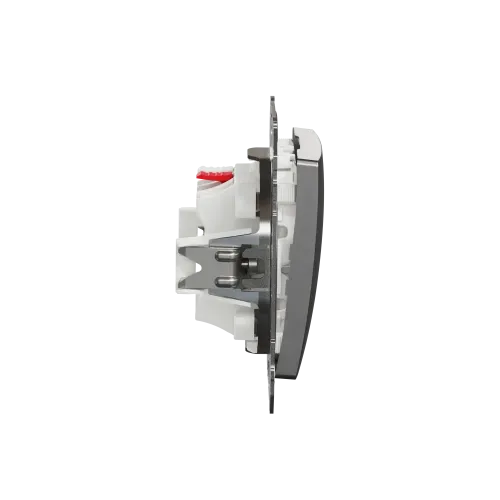 Проходной выключатель, матовый алюминий, Sedna Design Schneider Electric SDD170106U