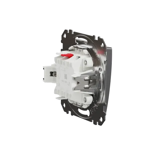 Проходной выключатель, матовый алюминий, Sedna Design Schneider Electric SDD170106U