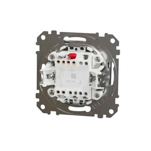 Проходной выключатель, матовый алюминий, Sedna Design Schneider Electric SDD170106U