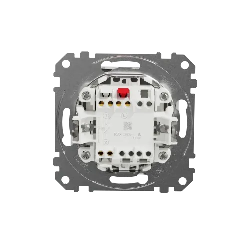 Проходной выключатель, матовый алюминий, Sedna Design Schneider Electric SDD170106U