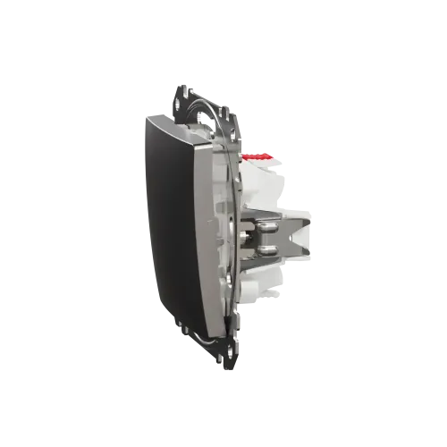 Проходной выключатель, матовый алюминий, Sedna Design Schneider Electric SDD170106U
