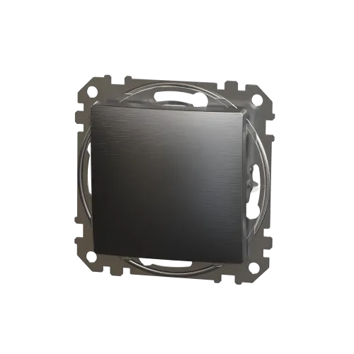 Проходной выключатель, матовый алюминий, Sedna Design Schneider Electric SDD170106U