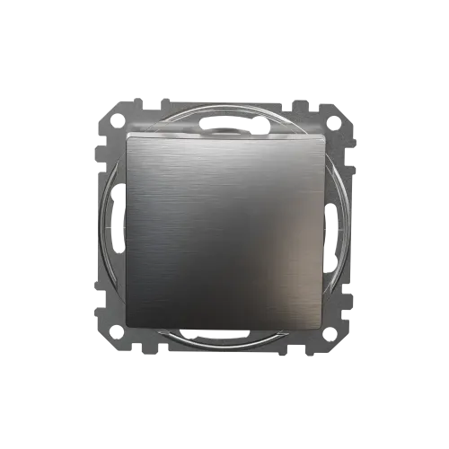Проходной выключатель, матовый алюминий, Sedna Design Schneider Electric SDD170106U