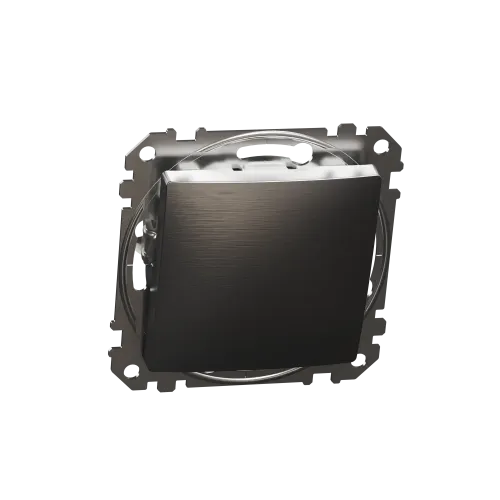 Проходной выключатель, матовый алюминий, Sedna Design Schneider Electric SDD170106U