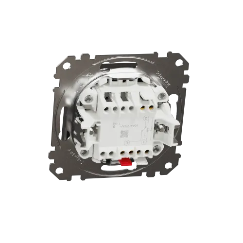 Проходной выключатель, матовый алюминий, Sedna Design Schneider Electric SDD170106U