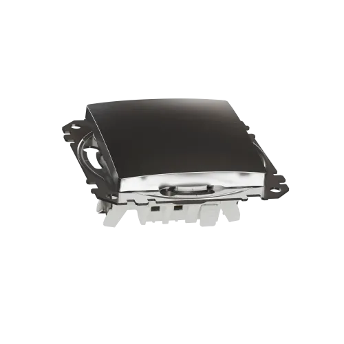 Проходной выключатель, матовый алюминий, Sedna Design Schneider Electric SDD170106U