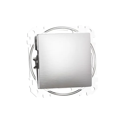Проходной выключатель, матовый алюминий, Sedna Design Schneider Electric SDD170106U