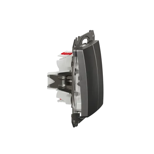 Проходной выключатель 2кл., матовый алюминий, Sedna Design Schneider Electric SDD170108U