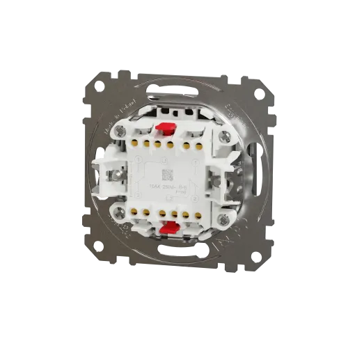 Проходной выключатель 2кл., матовый алюминий, Sedna Design Schneider Electric SDD170108U