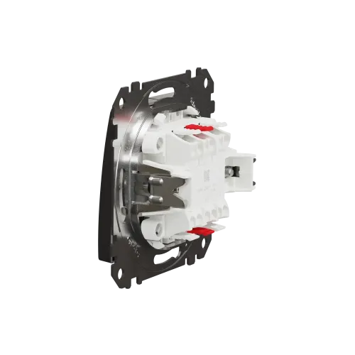Проходной выключатель 2кл., матовый алюминий, Sedna Design Schneider Electric SDD170108U