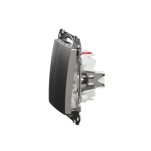Проходной выключатель 2кл., матовый алюминий, Sedna Design Schneider Electric SDD170108U