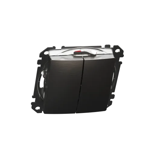 Проходной выключатель 2кл., матовый алюминий, Sedna Design Schneider Electric SDD170108U