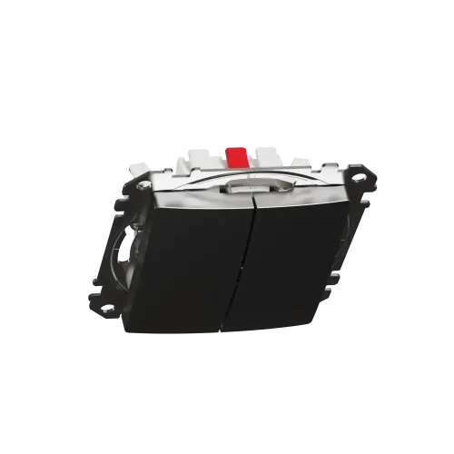 Проходной выключатель 2кл., матовый алюминий, Sedna Design Schneider Electric SDD170108U