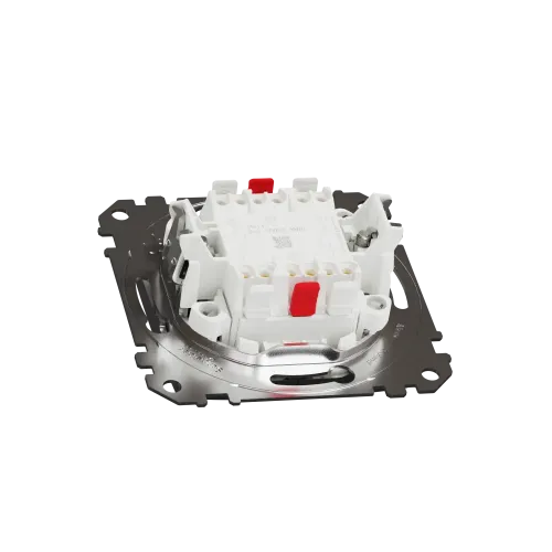 Проходной выключатель 2кл., матовый алюминий, Sedna Design Schneider Electric SDD170108U