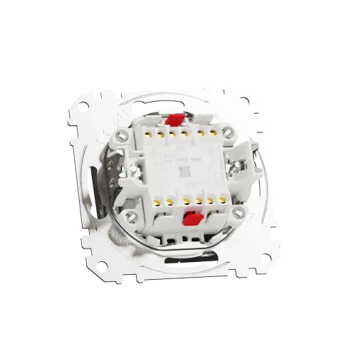 Проходной выключатель 2кл., матовый алюминий, Sedna Design Schneider Electric SDD170108U