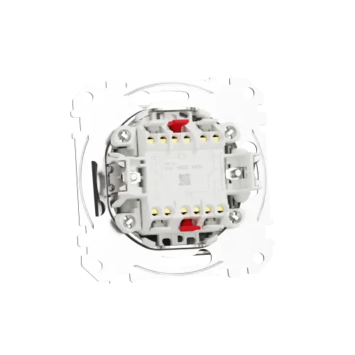 Проходной выключатель 2кл., матовый алюминий, Sedna Design Schneider Electric SDD170108U