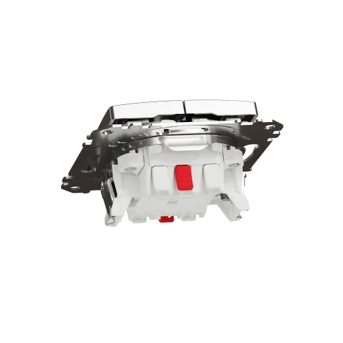 Проходной выключатель 2кл., матовый алюминий, Sedna Design Schneider Electric SDD170108U