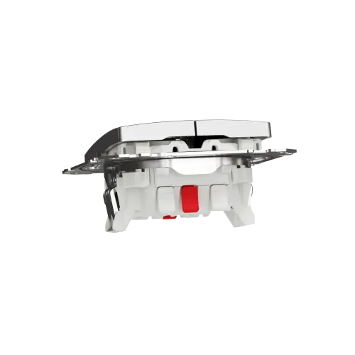 Проходной выключатель 2кл., матовый алюминий, Sedna Design Schneider Electric SDD170108U