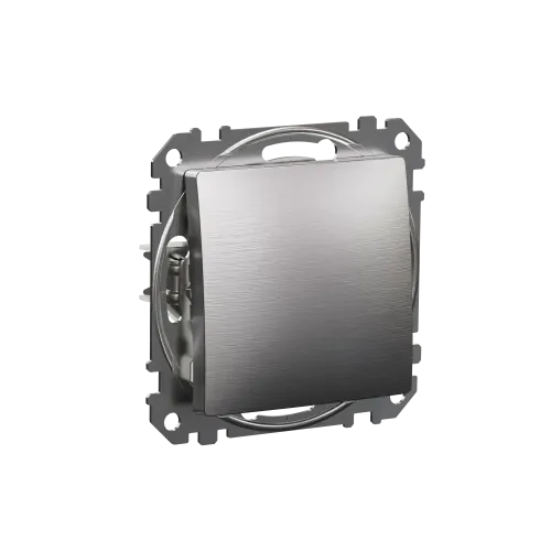 Кнопочный выключатель, матовый алюминий, Sedna Design Schneider Electric SDD170111U